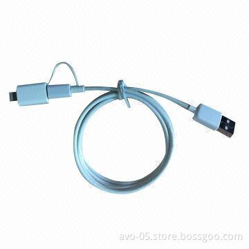 USB to Lightning/Micro USB Data Cable, for Charging and Syncing